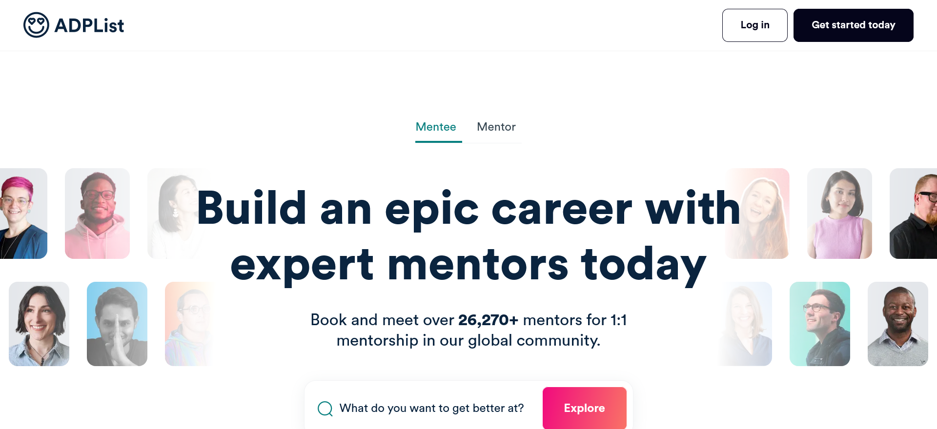 ADPLIST FREE MENTORING SITE