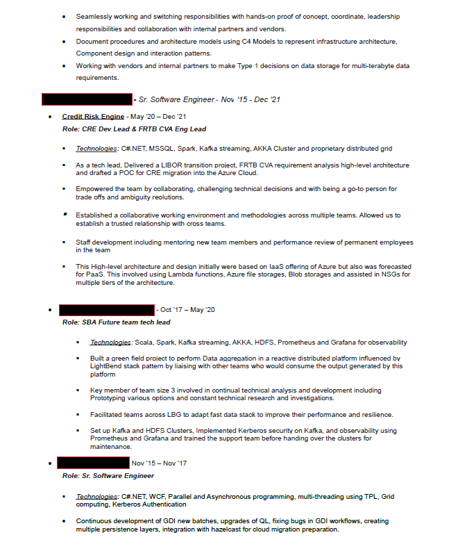 engineering manager amazon example resume 2